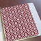 Maroon & White Page Dividers - Set of 5 - In Context