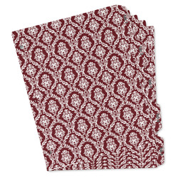 Maroon & White Binder Tab Divider Set (Personalized)