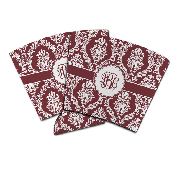 Custom Maroon & White Party Cup Sleeve (Personalized)