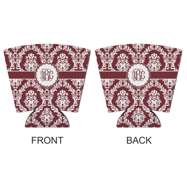 Maroon & White Party Cup Sleeves - with bottom - APPROVAL