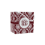 Maroon & White Party Favor Gift Bags (Personalized)