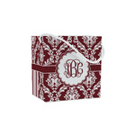 Maroon & White Party Favor Gift Bags - Gloss (Personalized)