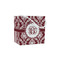 Maroon & White Party Favor Gift Bag - Matte - Main
