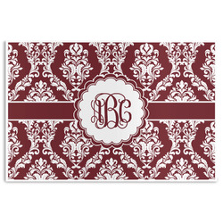 Maroon & White Disposable Paper Placemats (Personalized)