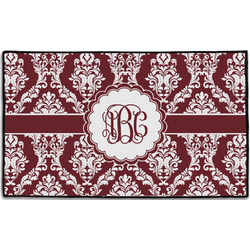 Maroon & White Door Mat - 60"x36" (Personalized)