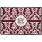 Maroon & White Personalized Door Mat - 36x24 (APPROVAL)