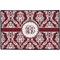 Maroon & White Door Mat - 36"x24" (Personalized)