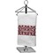 Maroon & White Personalized Finger Tip Towel