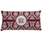 Maroon & White Pillow Case (Personalized)