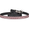 Maroon & White Dog Leash (Personalized)