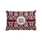 Maroon & White Pillow Case - Standard (Personalized)