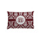Maroon & White Pillow Case - Toddler - Front