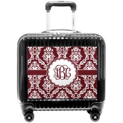 Maroon & White Pilot / Flight Suitcase (Personalized)