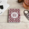 Maroon & White Playing Cards - In Context