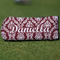 Maroon & White Putter Cover - Front