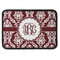 Maroon & White Rectangle Patch