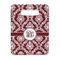 Maroon & White Rectangle Trivet with Handle - FRONT