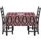 Maroon & White Tablecloth (Personalized)