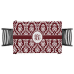 Maroon & White Tablecloth - 58"x58" (Personalized)