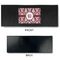 Maroon & White Rubber Bar Mat - APPROVAL