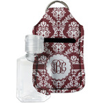 Maroon & White Hand Sanitizer & Keychain Holder (Personalized)