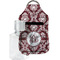 Maroon & White Hand Sanitizer & Keychain Holder (Personalized)