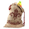 Maroon & White Santa Sack (Personalized)