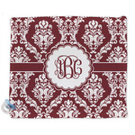 Maroon & White Security Blankets - Double Sided (Personalized)