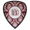 Maroon & White Shield Patch
