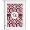 Maroon & White Single Cabinet Decal