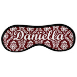 Maroon & White Sleeping Eye Masks - Large (Personalized)