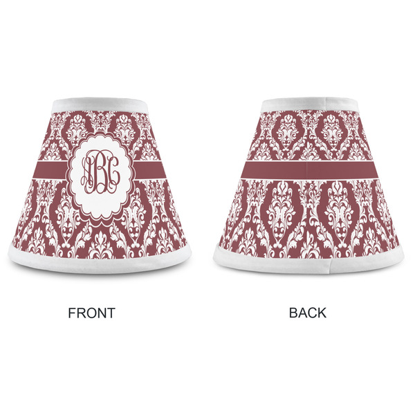 Maroon & White Small Chandelier Lamp - Approval