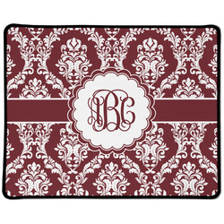 Maroon & White Large Gaming Mouse Pad - 12.5" x 10" (Personalized)