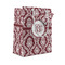 Maroon & White Small Gift Bag - Front/Main