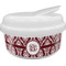 Maroon & White Snack Container (Personalized)