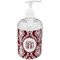 Maroon & White Acrylic Soap & Lotion Bottle (Personalized)