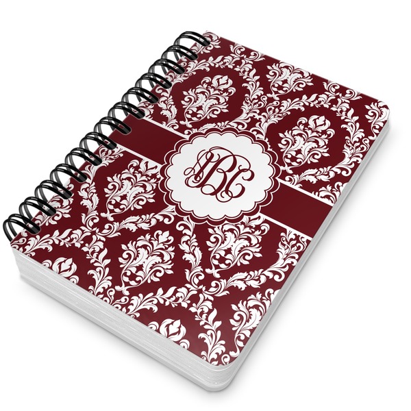 Maroon & White Spiral Journal 5 x 7 - Main