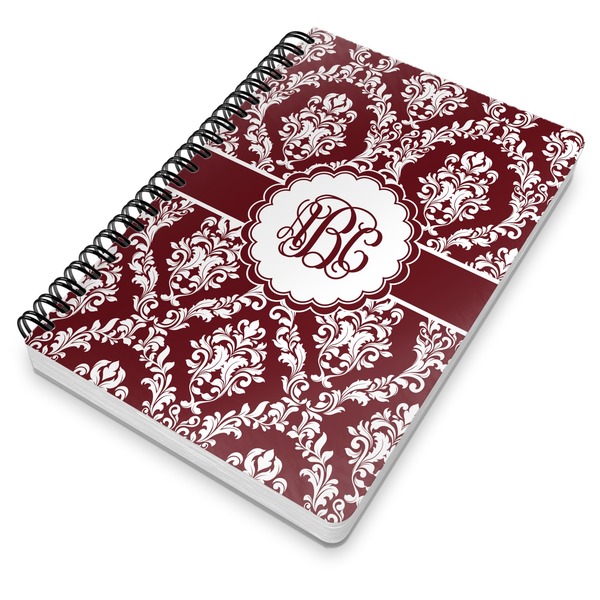 Maroon & White Spiral Journal 7 x 10 - Main