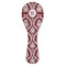 Maroon & White Ceramic Spoon Rest (Personalized)