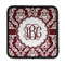 Maroon & White Square Patch