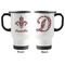 Maroon & White Stainless Steel Travel Mug with Handle - Apvl