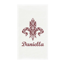 Maroon & White Guest Towels - Full Color - Standard (Personalized)