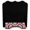 Maroon & White Stylized Tablet Stand - Back