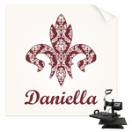 Maroon & White Sublimation Transfer (Personalized)