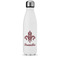 Maroon & White Water Bottle - 17 oz. - Stainless Steel - Full Color Printing (Personalized)