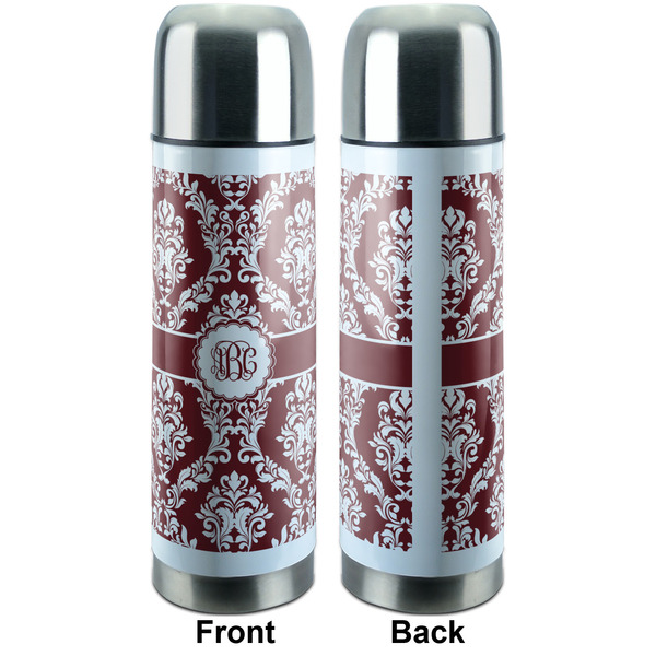 Maroon & White Thermos - Apvl