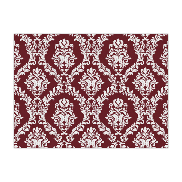 Custom Maroon & White Large Tissue Papers Sheets - Heavyweight