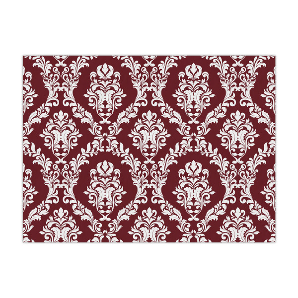 Custom Maroon & White Tissue Paper Sheets - Large - Heavyweight