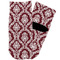 Maroon & White Toddler Ankle Socks