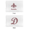 Maroon & White Toddler Pillow Case - APPROVAL (partial print)